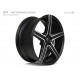mbDESIGN KV1 20x9 5x120 ET17 Mattschwarz poliert