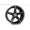 mbDESIGN KV1 19x9,5 5x112 ET45 Mattschwarz