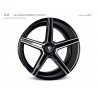 mbDESIGN KV1 20x10,5 5x120 ET38 Glanzschwarz poliert