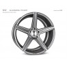 mbDESIGN KV1 20x9 5x114,3 ET21 Glanzgrau poliert