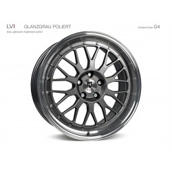 mbDESIGN LV1 19x8,5 5x115 ET35 Glanzgrau poliert