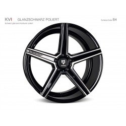 mbDESIGN KV1 19x9,5 5x120,65 ET25 Glanzschwarz poliert