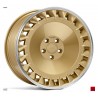 Ispiri CSRDTF 18x9.5 5x100 ET38 vintage gold polished lip deep concave