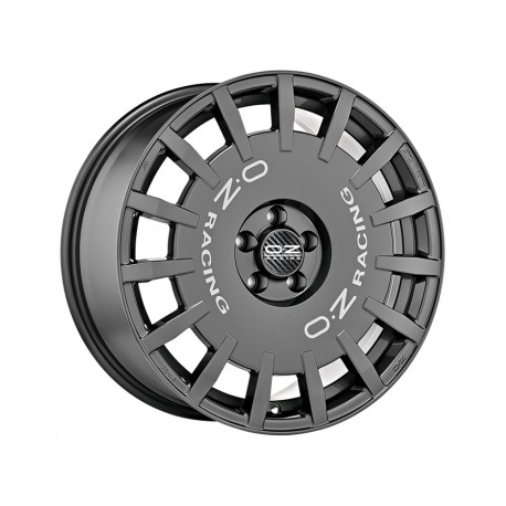 OZ RALLY RACING 19x8 5x112 ET45 dark graphite silver lettering