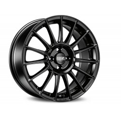 OZ SUPERTURISMO LM 21x9 5x112 ET37 matt black silver lettering