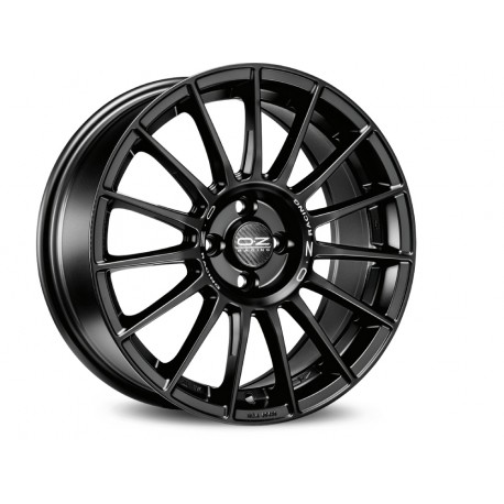 OZ SUPERTURISMO LM 21x9 5x112 ET37 matt black silver lettering