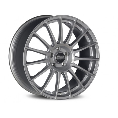 OZ SUPERTURISMO LM 21x9 5x112 ET37 matt race silver black lettering