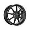 OZ VELOCE GT 18x8 5x112 ET35 gloss black+diamond lip+silver lettering
