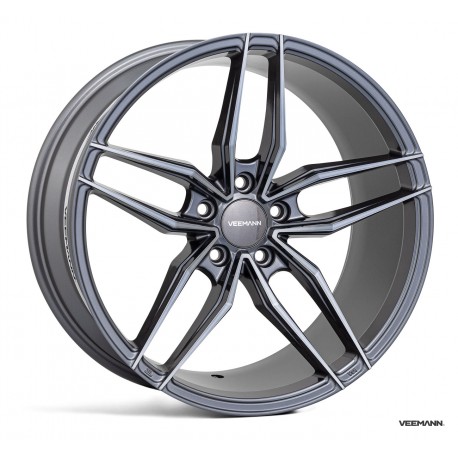 Veemann V-FS37 19x9.5 5x112 ET42 graphite smoke machined