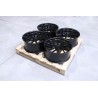 Set of JR42 20x8,5 + 20x9 ET43 5x120 Matt Black