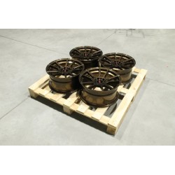 Set of JR21 17x8 ET35 5x100/114,3 Gloss Bronze