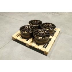 Set of JR29 17x7 ET40 5x108/112 Matt Bronze