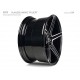 mbDESIGN KV1 20x9 5x108 ET21 Glanzschwarz poliert