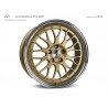 mbDESIGN LV1 20x8,5 5x112 ET45 Gold glanzend poliert