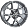 BBS SR SR025 17x7,5 5x100 ET48 satin himalaya grey
