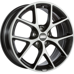BBS SR SR001 17x8 5x120 ET30 volcano grey diamondcut
