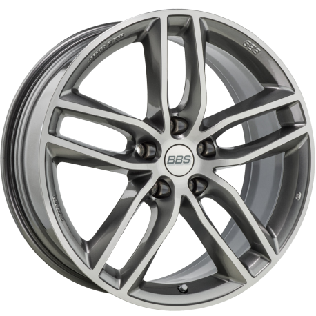 BBS SX SX0103 18x8 5x112 ET44 platinum silver diamond cut