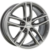 BBS SX SX0105 18x8 5x108 ET45 platinum silver diamond cut