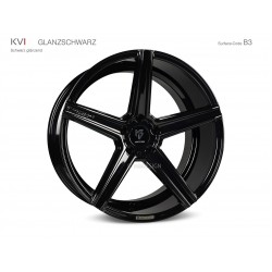 mbDESIGN KV1 20x12 5x108 ET40 Glanzschwarz