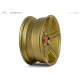 mbDESIGN KV1 20x12 5x130 ET51 Gold glanzend