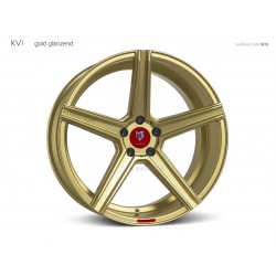 mbDESIGN KV1 22x10 5x112 ET41 Gold glanzend