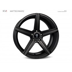 mbDESIGN KV1 22x10 5x112 ET53 Mattschwarz