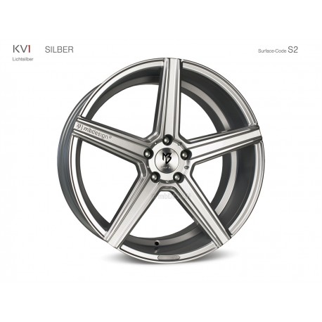 mbDESIGN KV1 22x10 5x120 ET40 Silber