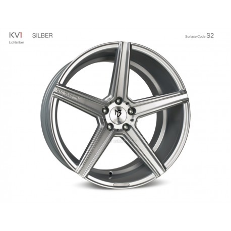 mbDESIGN KV1 22x10 5x112 ET45 Silber