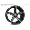 mbDESIGN KV1 22x11 5x120 ET35 Mattschwarz poliert