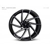 mbDESIGN KV2 19x8,5 5x114,3 ET43 Mattschwarz poliert