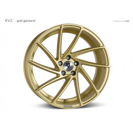 mbDESIGN KV2 19x8,5 5x120 ET42 Gold glanzend