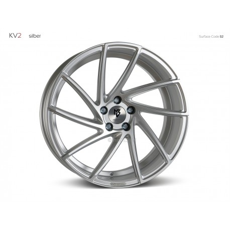 mbDESIGN KV2 20x8,5 5x112 ET42 Silber