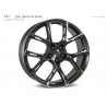 mbDESIGN KX1 21x11 5x112 ET35 Glanzgrau poliert